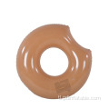 Pink Donut Swim Ring Pool Float Water Tube
